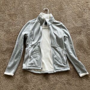 North face fleece lined zip up jacket size S